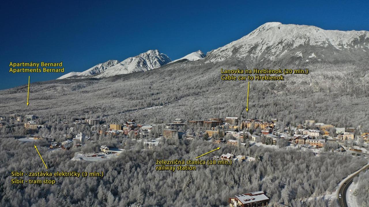 Cozy Studio With Netflix - Apartmanovy Dom Bernard Vysoke Tatry Exterior photo